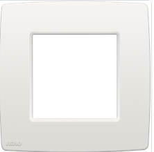 plaque de finition simple Blanc - Ohm Materials